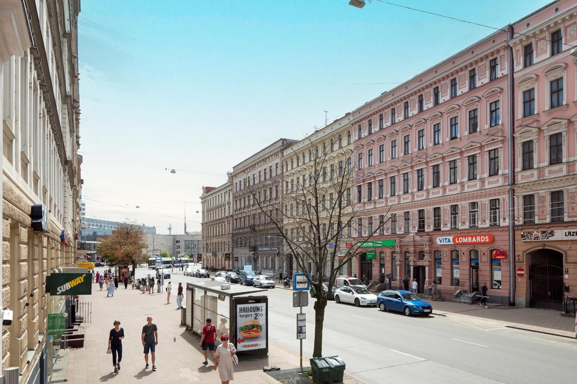 Lovely Studio Apartment In The Heart Of Riga Eksteriør bilde